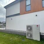 Air source heat pump installed by SpartaMech in Hereford